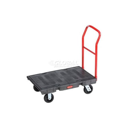 Rubbermaid Commercial Rubbermaid FG440600BLA Plastic Deck Platform Truck 36 x 24 2000 Lb. Capacity FG440600BLA